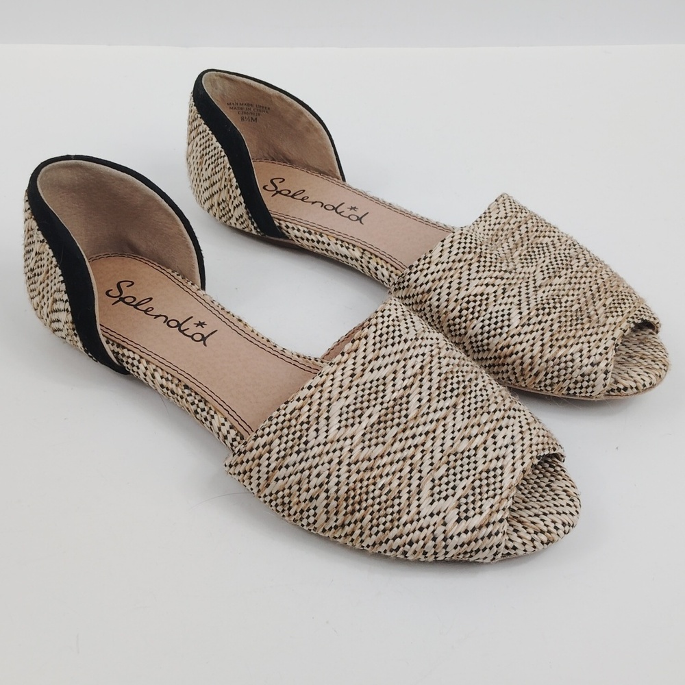 Splendid Akron Rattan D'orsay Open Toe Flats